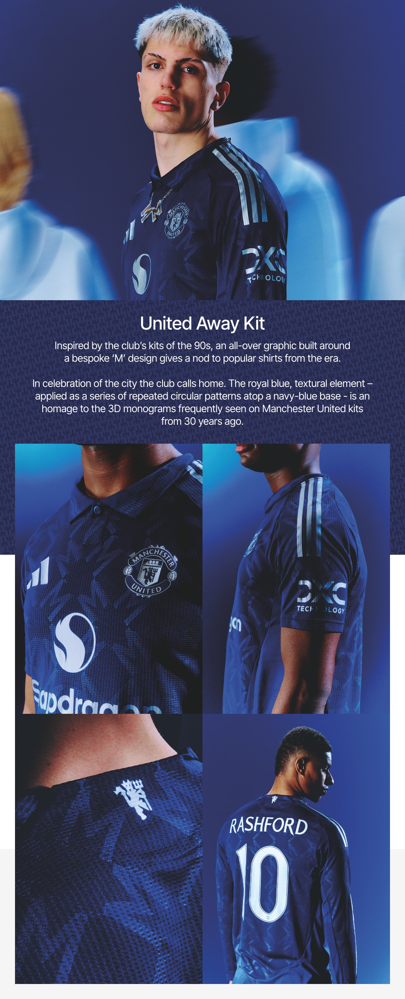 Manchester United adidas Away Shirt 2024-25