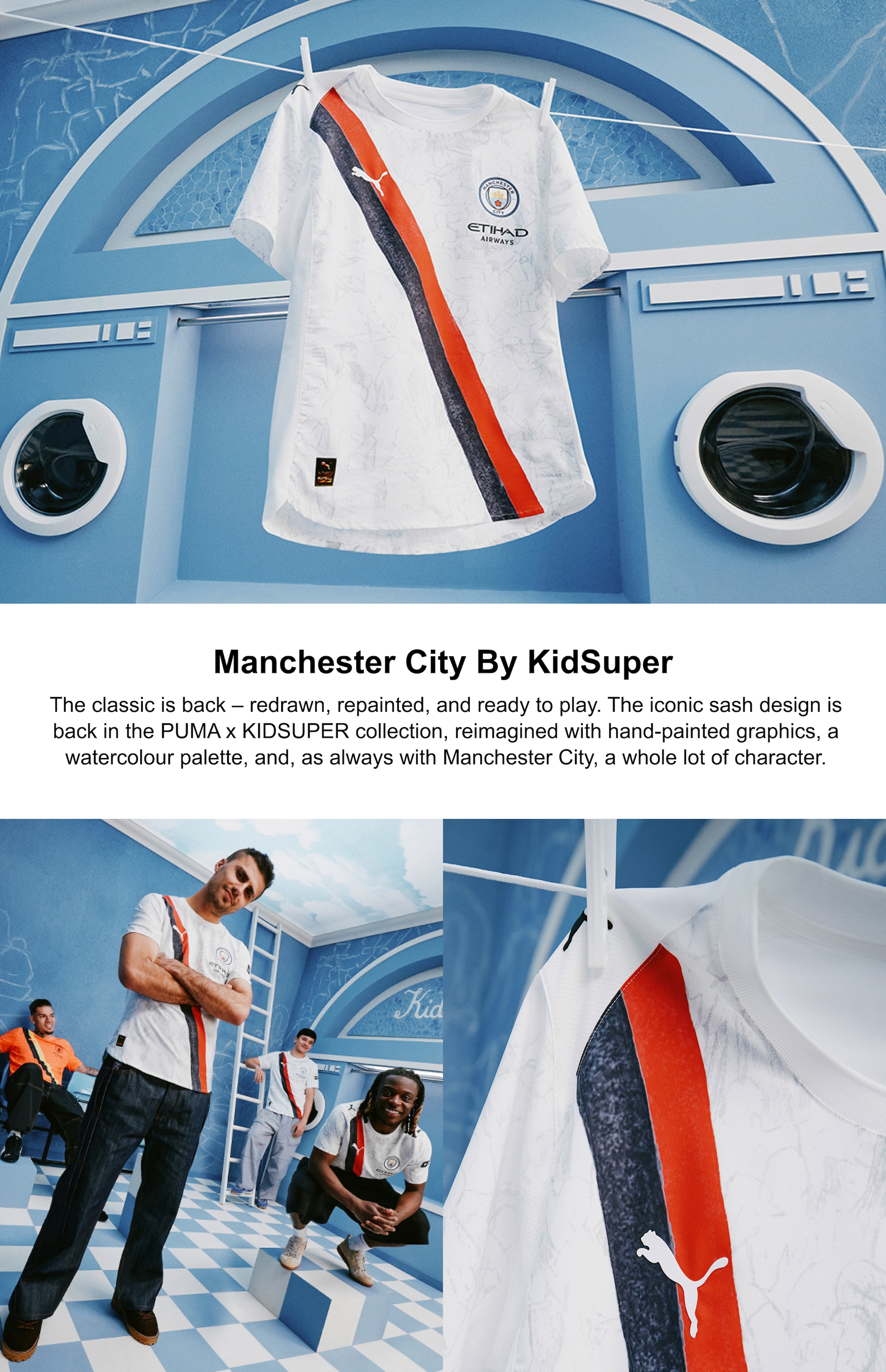 PUMA x KidSuper Manchester City オーセンティック Manchester City KidSuper x Puma Club World Cup Authentic Shirt - Boxed