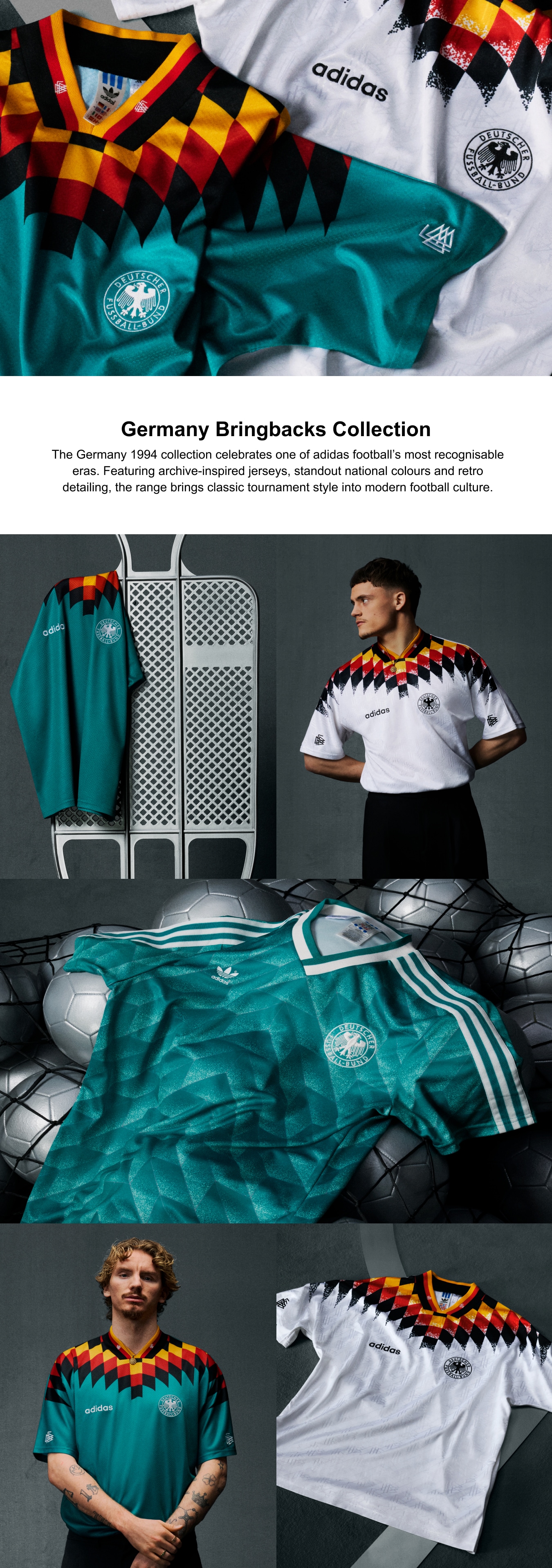Germany National Team adidas 1994 Away Jersey - Green